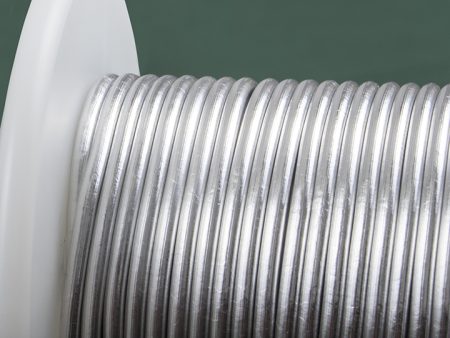 wire closeup_6a Close up of a spool of Indium Corporation for Indium Wire Extrusion.